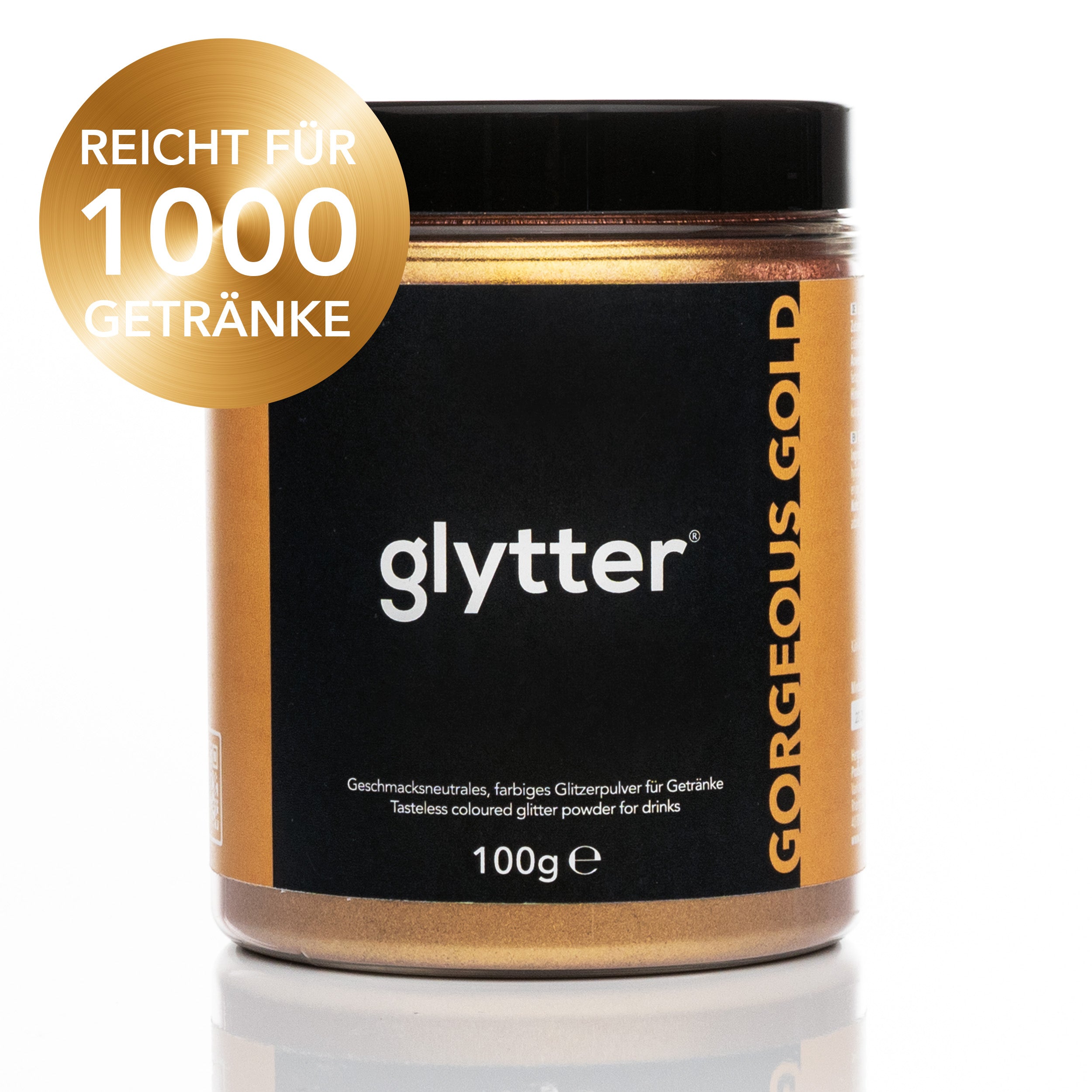 glytter® Glitzerpulver für Getränke & Flüssigkeiten