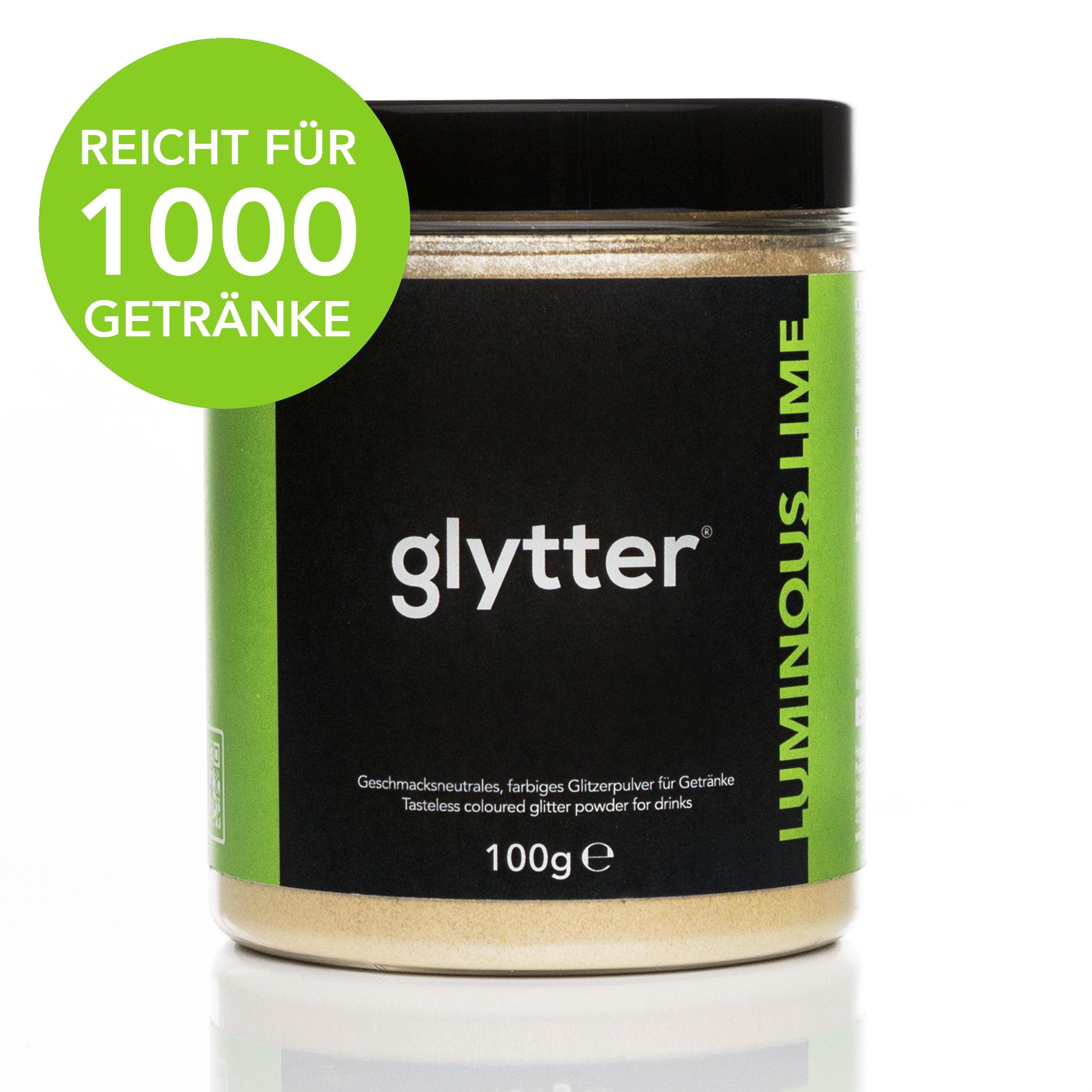 glytter® Glitzerpulver für Getränke & Flüssigkeiten