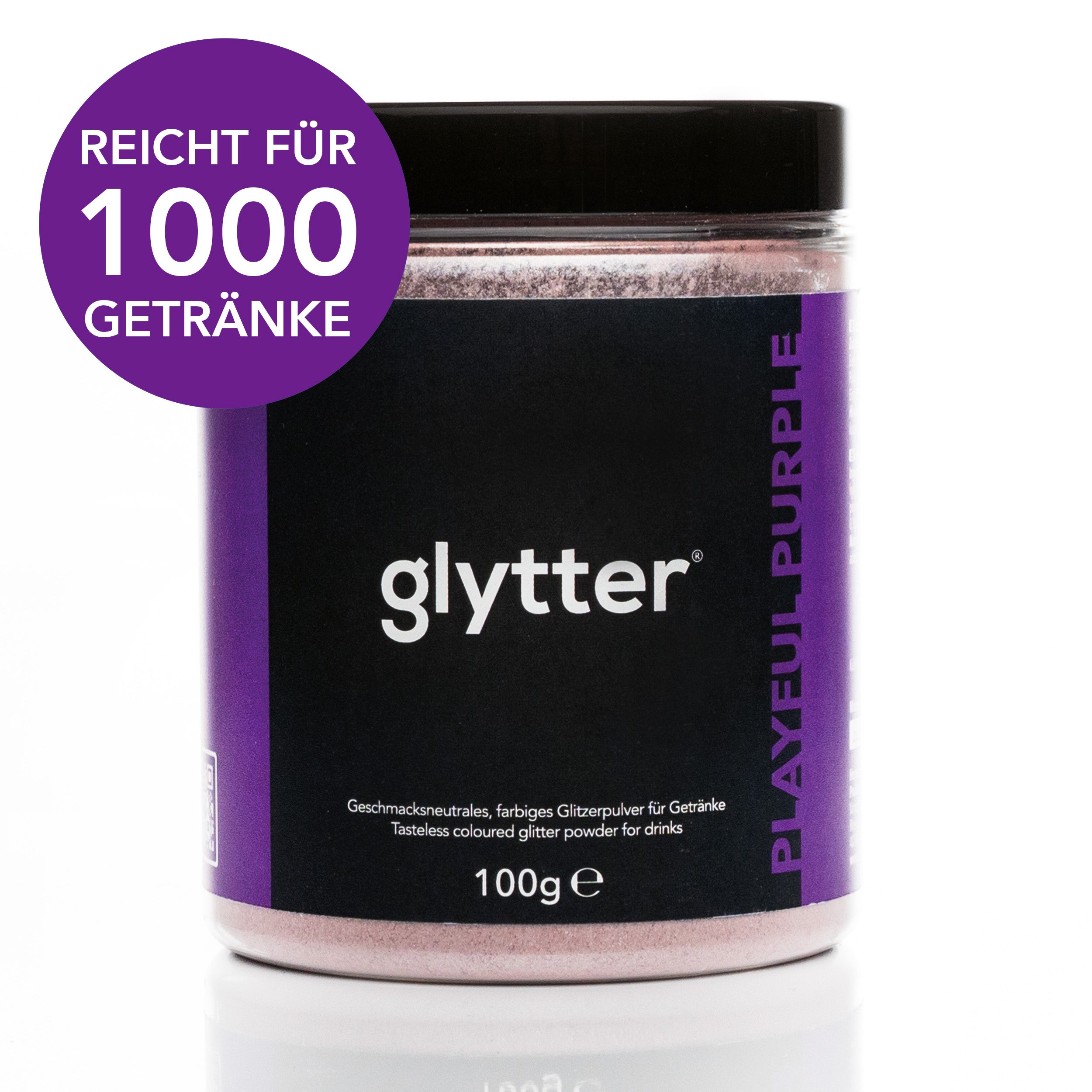 glytter® Glitzerpulver für Getränke & Flüssigkeiten